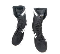 Scarpe da Wrestling Uomo,Scarpe da Boxe Uomo,Stivaletti Boxe Unisex Adulto,Non-Slip Leggero,Design High-Top,Suola Antiscivolo,per Allenamento Combattimento Esercizio Fitness Arti Marziali