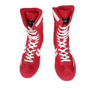 Scarpe da Wrestling Uomo,Scarpe da Boxe Uomo,Stivaletti Boxe Unisex Adulto,Non-Slip Leggero,Design High-Top,Suola Antiscivolo,per Allenamento Combattimento Esercizio Fitness Arti Marziali