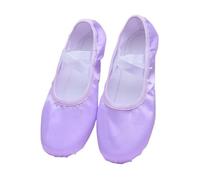 Scarpe Danza Classica Scarpe da Punta Donna in Raso Puro, Colore Rosa Carne e Blu, dalla Taglia 23 alla 43 per Danza(Lavender,33)