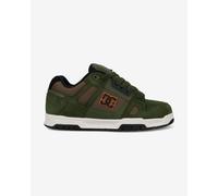 DC Stag Mens Skate Trainers Olive - 43 EU