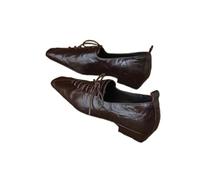 Scarpe Derby Stringate Autunno/Primavera JJDFW con Tacco Grosso da 3 cm, Modello Mocassino/décolleté.