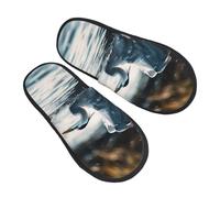 Scarpe Di Cotone Airone Che Decolla Comode Scarpe Da Casa Lavabili Ciabatte Per Hotel Esterno Unisex L