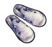 Scarpe Di Cotone Carino Cucciolo Di Elefante Comode Pantofole Antiscivo Slippers Per Casa Hotel Invernale L