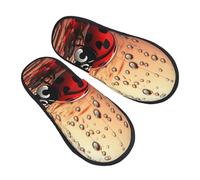 Scarpe Di Cotone Tracce Di Coccinella Artistica Moda Cotone Pantofole Antiscivo Scarpe Da Casa Per Invernale Casa Esterno L