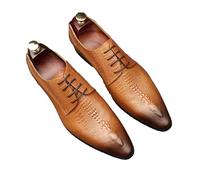 Scarpe di Cuoio da Uomo Scarpe Oxford da Sposa Scarpe da Sera in Pelle da Uomo Scarpe Formali,Style z,37