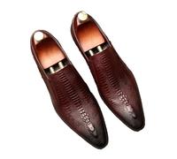 Scarpe di Cuoio da Uomo Scarpe Oxford da Sposa Scarpe da Sera in Pelle da Uomo Scarpe Formali,Style p,41
