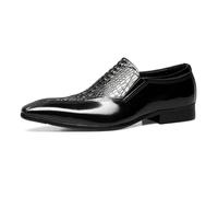Scarpe di Cuoio da Uomo Scarpe Oxford da Sposa Scarpe da Sera in Pelle da Uomo Scarpe Formali,Style d,42