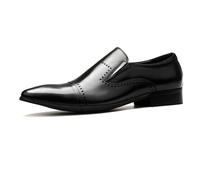 Scarpe di Cuoio da Uomo Scarpe Oxford da Sposa Scarpe da Sera in Pelle da Uomo Scarpe Formali,Style f,39