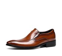 Scarpe di Cuoio da Uomo Scarpe Oxford da Sposa Scarpe da Sera in Pelle da Uomo Scarpe Formali,Style j,41