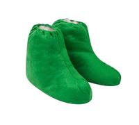 Scarpe di peluche che coprono i piedi degli animali copertura Animal Foot stivali Halloween cosplay costumi per bambini stivali adolescenti, S verde erba, Taglia unica