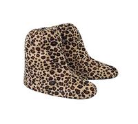 Scarpe di peluche che coprono i piedi degli animali copertura Animal Foot stivali Halloween cosplay costumi per bambini stivali adolescenti, L leopardo, Taglia unica