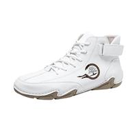 Scarpe Di Sicurezza Uomini Basket Uomo Scarpe Da Corsa Uomini Basket Running Uomo Casual Antiscivolo Traspirante Palestra Sport All'aperto Confortevole Moda Comfort Scarpa, 3 Bianco, 43 EU