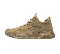 Scarpe Di Sicurezza Uomo Basket Uomo Scarpe Sportive Uomini Basket Running Uomo Confortevole Senza Lacci Elastici Fitness Comfort Outdoor Sport Scarpe, CAFE B, 46 EU