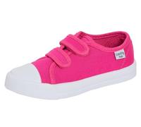 Scarpe di tela per bambini, sneakers da ragazzo, pumps da ragazza, unisex, facili da allacciare, plimsoll, scarpe per il tempo libero, rosa fucsia, 28 EU