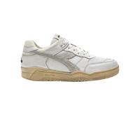 Scarpe Diadora Heritage B.560 Used Sneaker Casual Unisex Pelle Bianco/Blu