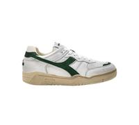 Scarpe Diadora Heritage B.560 Used Sneaker Casual Unisex Pelle Bianco/Blu