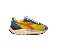 Scarpe Diadora Heritage Mercury Elite Sneaker Casual Uomo Pelle Giallo/Blu