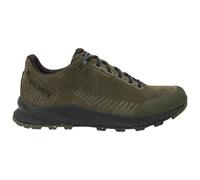 Dolomite Scarpe casual Carezza Leather WP impermeabili e confortevoli Sneaker da uomo con membrana e suola antiscivolo, Night Green Black, 42 EU