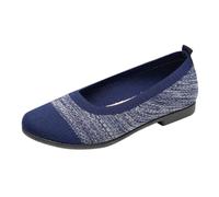 Scarpe Donna Ballerine Eleganti Scarpe Donna Eleganti Cerimonia | Ecopelle Antigraffio Foderata Internamente per Incontri Lavorativi o Giorno Feriale in Autunno con Suola Piatta e Uso Casual