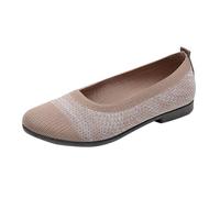Scarpe Donna Ballerine Eleganti Scarpe Donna Eleganti Cerimonia | Ecopelle Antigraffio Foderata Internamente per Incontri Lavorativi o Giorno Feriale in Autunno con Suola Piatta e Uso Casual