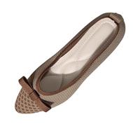 Scarpe Donna, Basse da in Europa E negli Stati Uniti, Nuove E Comode con Fiocco in Rete E Bocca Bassa., Tendenza Estate 2025