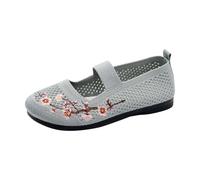 Scarpe Donna Comode Ortopediche da Corsa Leggero Morbido Sneakers Estive da Donna con in Rete,con Staffa A Un Piede,Stile Etnico,per Libero,Ricamo Intrecciato Donne Sneaker Sneakers Running Corsa