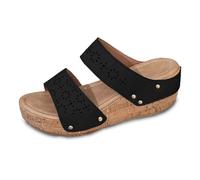 Scarpe Donna Estive - Comode Pantofole da Donna con Punta Aperta per l'uso Quotidiano nel Tempo Libero Calzature con Suola Spessa Primaverili ed estive