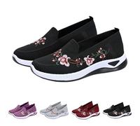 Scarpe Donna estive,Scarpe comode Donna estive,da Passeggio Traspiranti e morbide in Tessuto da Donna, Come Le Sneakers Camicia Infanzia (Black, 36)