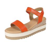 Scarpe Donna Estive Women's Summer Wedge Open Toe Sandals Soft Sole Height Increasing Casual Sandals (Orange, 42)
