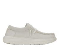 Scarpe Donna HeyDude Mocassino Hey Dude Wendy Comf Suede 42641 105 Bianco