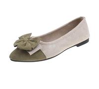 Scarpe Donna Inverno Tacco Donna Scarpe Pale Leggeri Pizzo Bocca Piatto Morbido Piano Arco Singoli,Primavera E Autunno Stile Quotidiano Incontri Scarpe A Pendolo, Ag., 41 EU