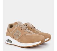 Scarpe Donna Laura Biagiotti Sneaker Camel Nubuk 9229 Beige