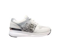 Scarpe Donna Laura Biagiotti Sneakers Lacci Fashion Moda 7808 Bianco