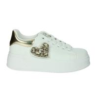 Scarpe Donna Laura Biagiotti Sneakers Lacci Fashion Moda 8925 Bianco