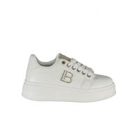Scarpe Donna Laura Biagiotti Sneakers Lacci Fashion Moda 8931 Bianco