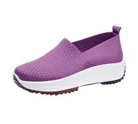 Scarpe Donna Lavoro in Piedi Scarpe per Palestra Donna, da Ginnastica Donna, Sneakers comode, Slip-on Senza Lacci, Memory Foam, Antiscivolo, per Fitness, Corsa, Scarponcini Trekking Donna