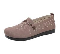 Scarpe Donna Mocassini Eleganti Loafers Scarpe da Ginnastica Estive Casual Antiscivolo Scarpe da Barca Piatti Leggere Scarpe da Camminata Sneakers da Passeggio