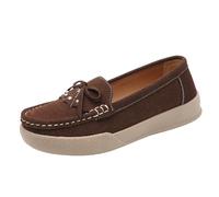 Scarpe Donna Mocassini Vintage Loafers Scarpe da Ginnastica Eleganti Semplici Morbide Scarpe da Barca Moda Casual Scarpe da Camminata Scarpe Minimaliste Traspiranti