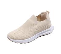 Scarpe Donna Ortopediche Comode Estive, Sandalo Leggere Zeppa Cuscino d'Aria Morbida Sandali Estive Ortopedici Traspirante Scarpe Sportive a Punta Chiusa Antiscivolo Sneakers da Corsa Mesh Comode