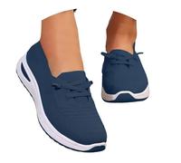 Scarpe Donna Ortopediche Sneakers Slip On Comode Senza Lacci per Alluce Valgo e Fascite Plantare Traspiranti Leggere con Cuscino Aria Scarpe da Ginnastica Camminata Pianta Larga Basculanti Lavoro