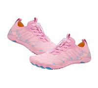 Scarpe Donna per Coppie Fitness e Escursionismo all Aperto Design Impermeabile e Antiscivolo per attività Acquatiche Scarpe da Cammino(Red, 38)