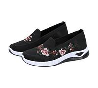 Scarpe Donna,Scarpe comode Donna Chiuse,Passeggio Traspiranti e morbide in Tessuto da, Come Le Grembiuli Maestre Infanzia (Black, 42)