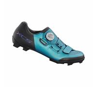 Scarpe Shimano XC5 MTB blu verde-grigio donna - 37