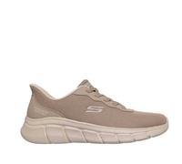 Scarpe Donna Skechers BOBS Slip-ins Beige con Memory Foam Allenamento Sport Flex