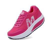 Scarpe Donna, Sneakers Flying Weaving 2023 Autunno E Inverno Nuova Moda Coreana Testa Rotonda Lacci Casual da Corsa con Fondo Spesso, Design Originale Unico
