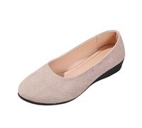Scarpe Donna Sneakers Larga Suola Gomma Antiscivolo Memory Foam Eleganti Basse Casual Tomaia Traspirante Punta Ginnastica Barefoot Shoes Uomo