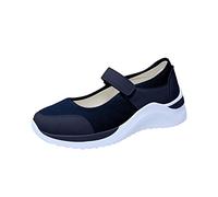 Scarpe Donna Sneakers Ortopediche Romani Sportivo Estivi Casual Scarpe da Ginnastica con Adjustable Strappo Fitness Camminare Comodi e Traspirante Palestra Trekking Nero Bianco