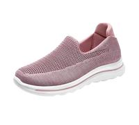 Scarpe Donna Sneakers,Scarpe Ginnastica Donna, Primavera/Estate, Basse per Anziani, Vecchie di Stoffa, Casual con Suola Non Morbida Grembiule Sommelier (Pink, 38)