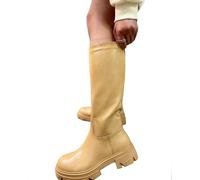 SCARPE donna STIVALI Combat Suola Tacco Carrarmato Comodo Must have D76