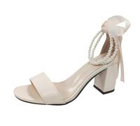 Scarpe Donna Tacco Alto Alla Moda Eleganti Scarpe Tacco Punta A Punta A Punta Casual Classiche Scarpino Piccolo Tacco Sexy Di Grandi Dimensioni Punta Chiusa Stiletto Tacco Per Matrimonio Club, bianco